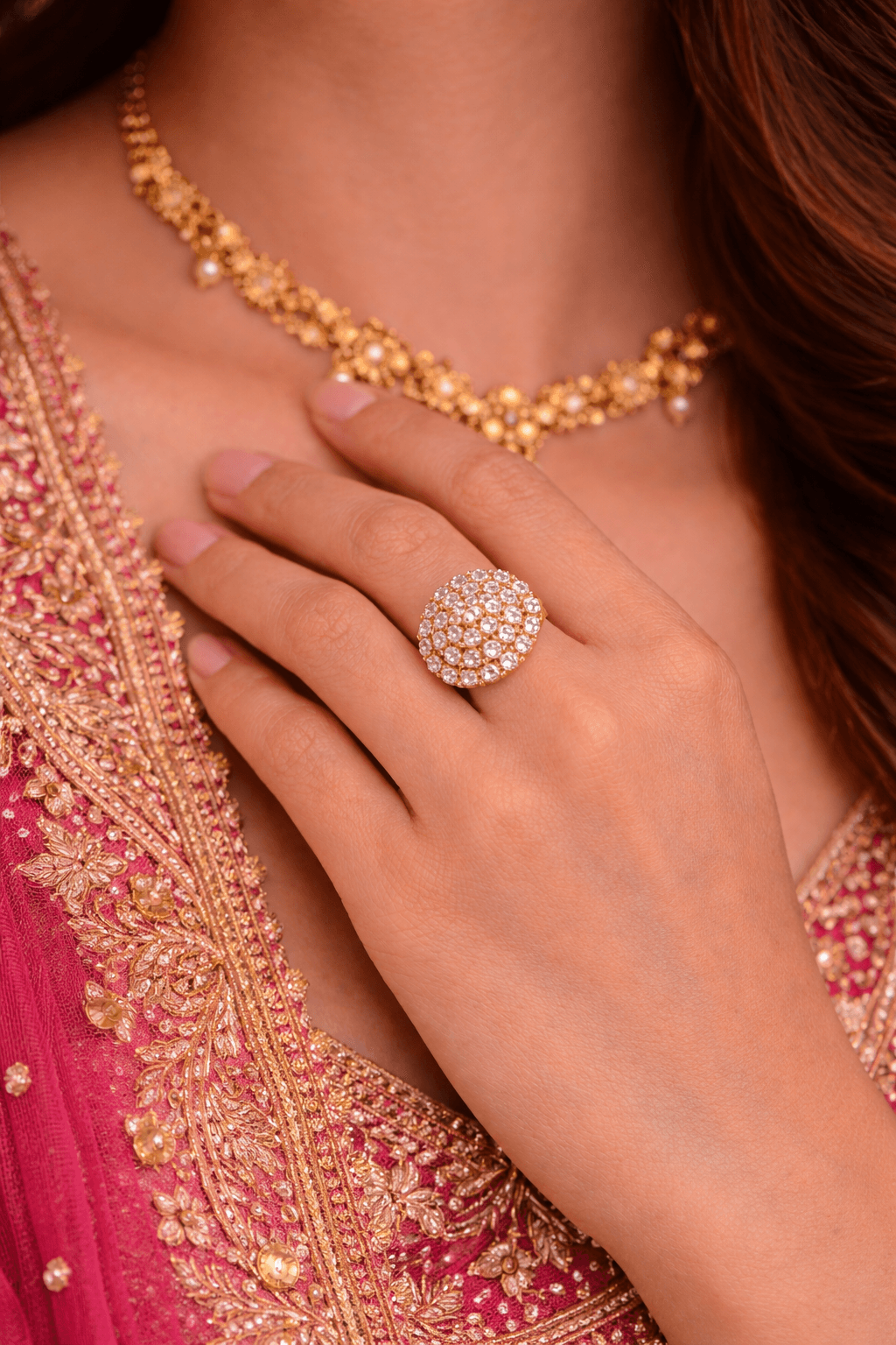 Jewellery editorial close-up